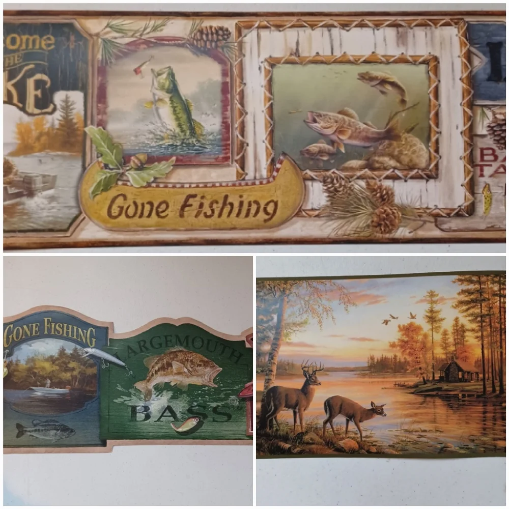Wallpaper Border Skippy Fishing Signs